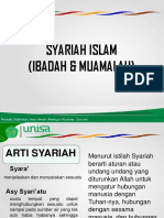Syariah (Ibadah&Muamalah)