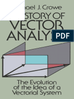 Michael J Crowe - A History of Vector Analysis - The Evolution of The Idea of A Vectorial System-Dover (1985) PDF