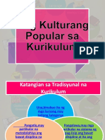 Ang Kulturang Popular Sa Kurikulum