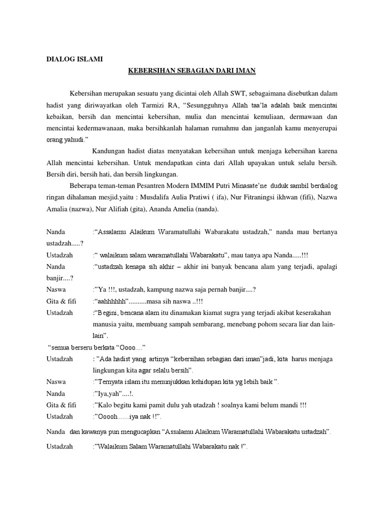 DIALOG ISLAMI Putri | PDF