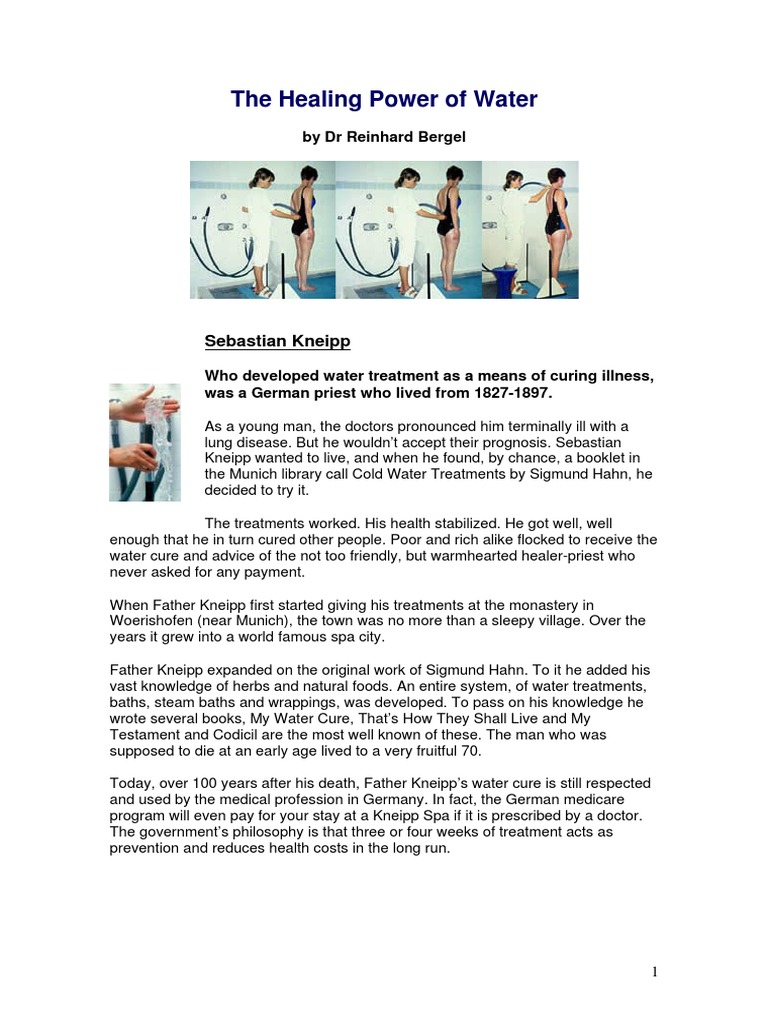 The Healing Power of Water | PDF | Spa | Medicine