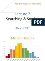 CS1010S Lecture 07 - Searching - Sorting