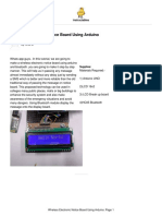 Wireless Electronic Notice Board Using Arduino PDF