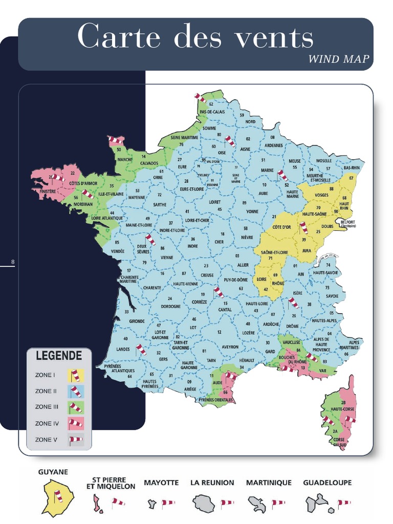 Carte des Vents et Zones Climatiques PDF Science des matériaux — free download