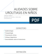 Urolitiasis en Niños