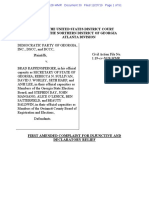 Georgia Democratic Party v. Raffensperger Amended Complaint