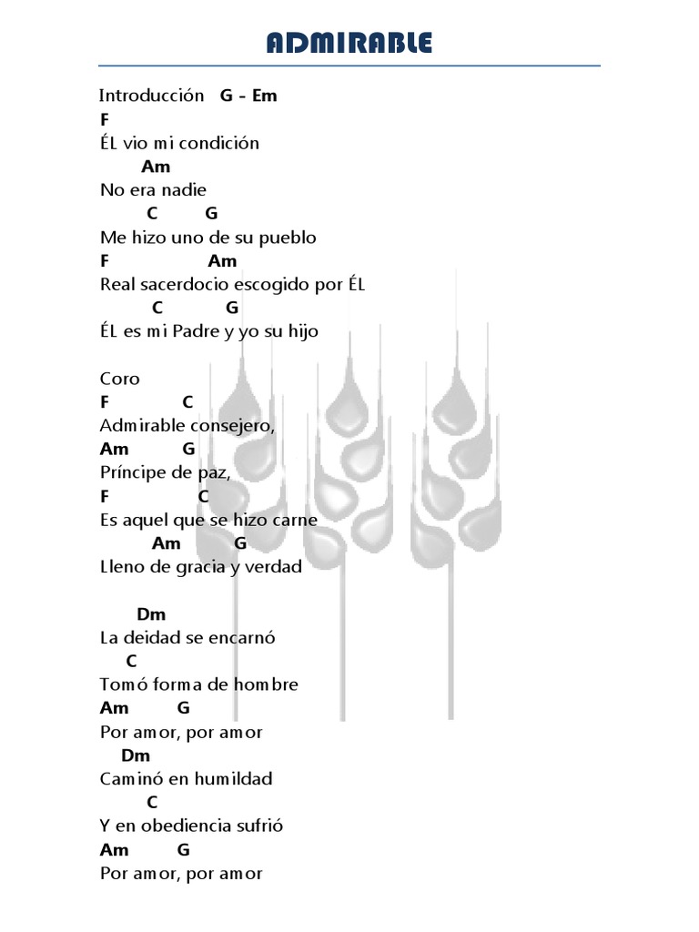Letras y acordes de 
