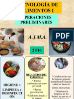 Diapositivas de Operaciones de Pretratamiento