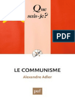 ADLER - Le Communisme - Adler Alexandre