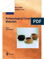 Archaeological Ceramic Materials Origin and Utilization-Springer-Verlag Berlin Heidelberg (1999) PDF