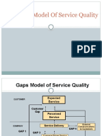 The Gaps Model of Service Quality