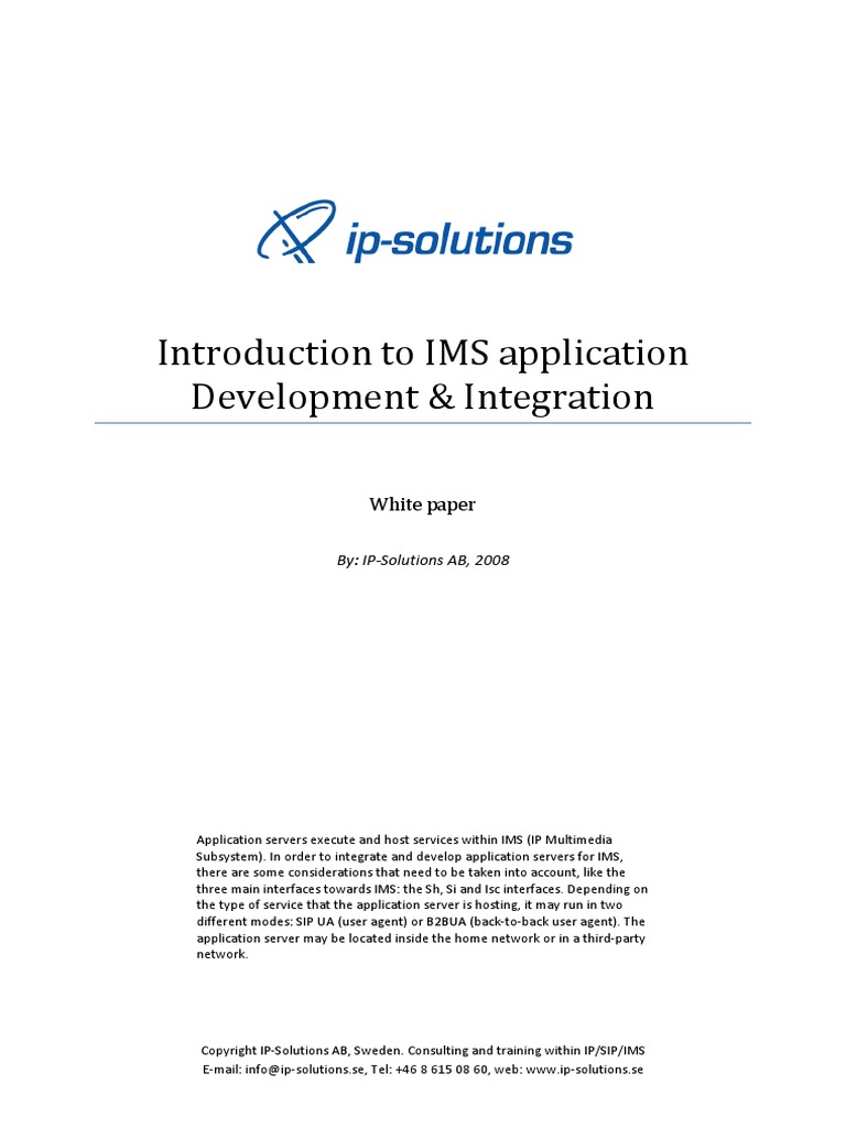 Introduction to ims application development and inegration pdf pdf