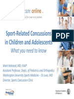 Sport Related Concussion Slides - 1 - 0