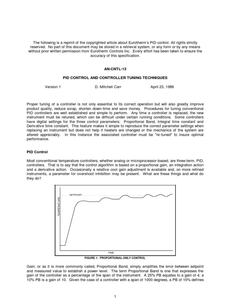 (Ebook) Pid Control and Controller Tuning Techniques | PDF | Control ...