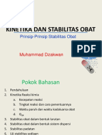 Kinetika Dan Stabilitas Obat