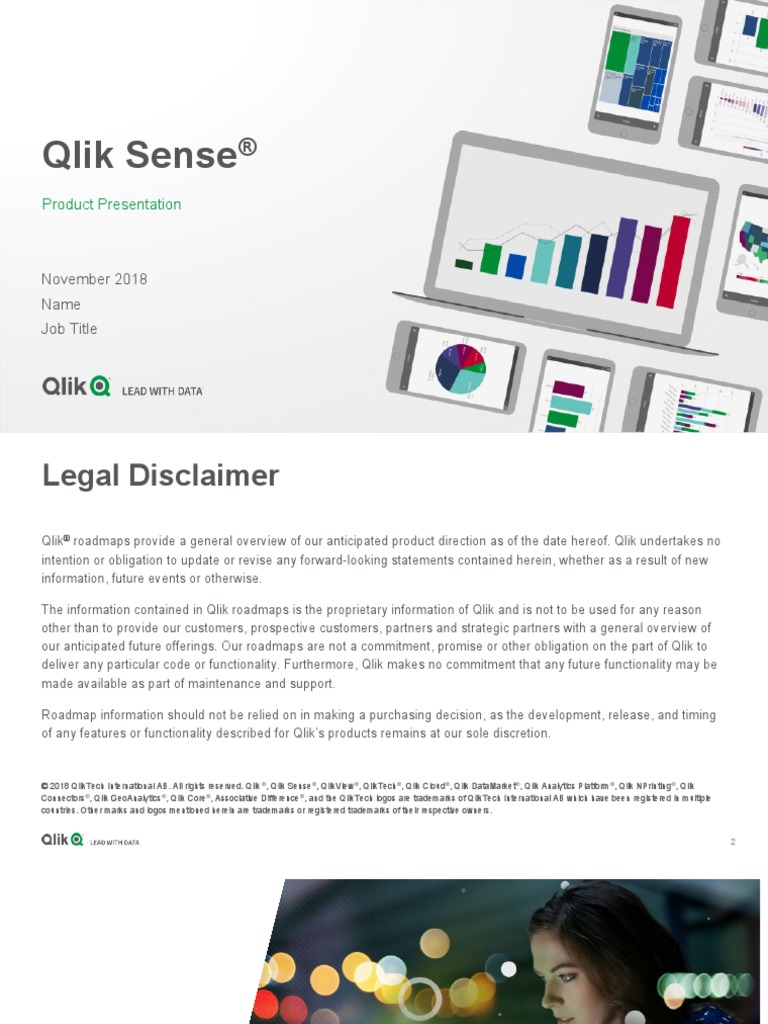 Qlik Sense Product Presentation PDF PDF Cloud Computing Analytics