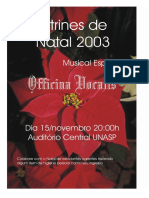 Vitrines UNASP 2003