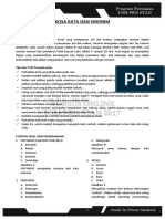 673 - TPA-01 Kosakata, Sinonim, Antonim Dan Analogi PDF