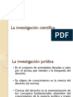 D1 La investigación científica en derecho