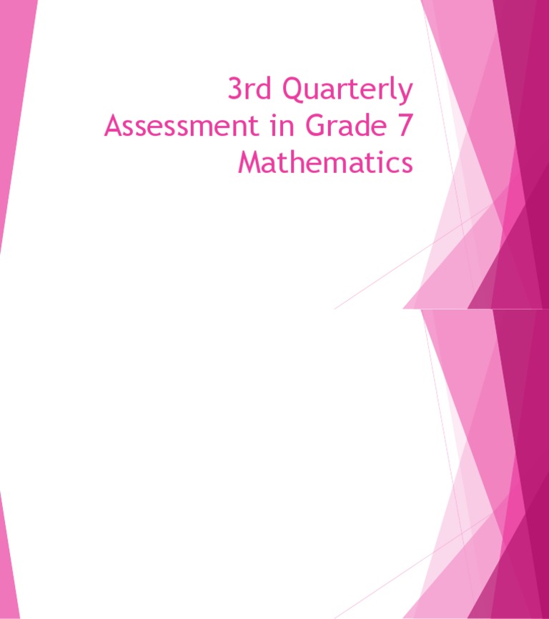 Topics For Grade 7 Mathematics