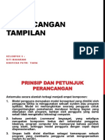 Perancangan Tampilan