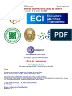 Libro de Resumenes Del ECI 2020 de Verano SM PDF