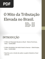 O Mito da Tributação Elevada no Brasil