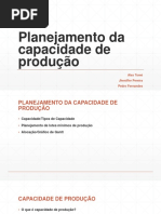Planejamento da capacidade de produção