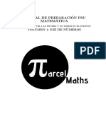 Manual PSU Matemática. Eje de Números