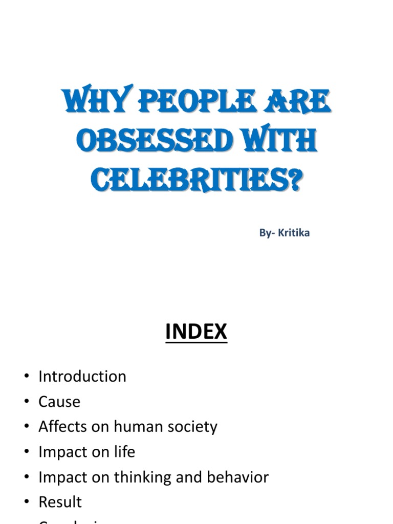 Understanding Celebrity Obsession | PDF | Celebrity | Adolescence