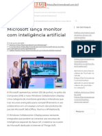 Microsoft Lança Monitor Com Inteligência Artificial