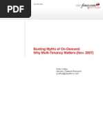 Busting Myths of On-Demand: Why Multi-Tenancy Matters (Nov. 2007)