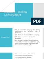 MS Access - Working With Databases