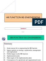 HR Function Re-Engineering