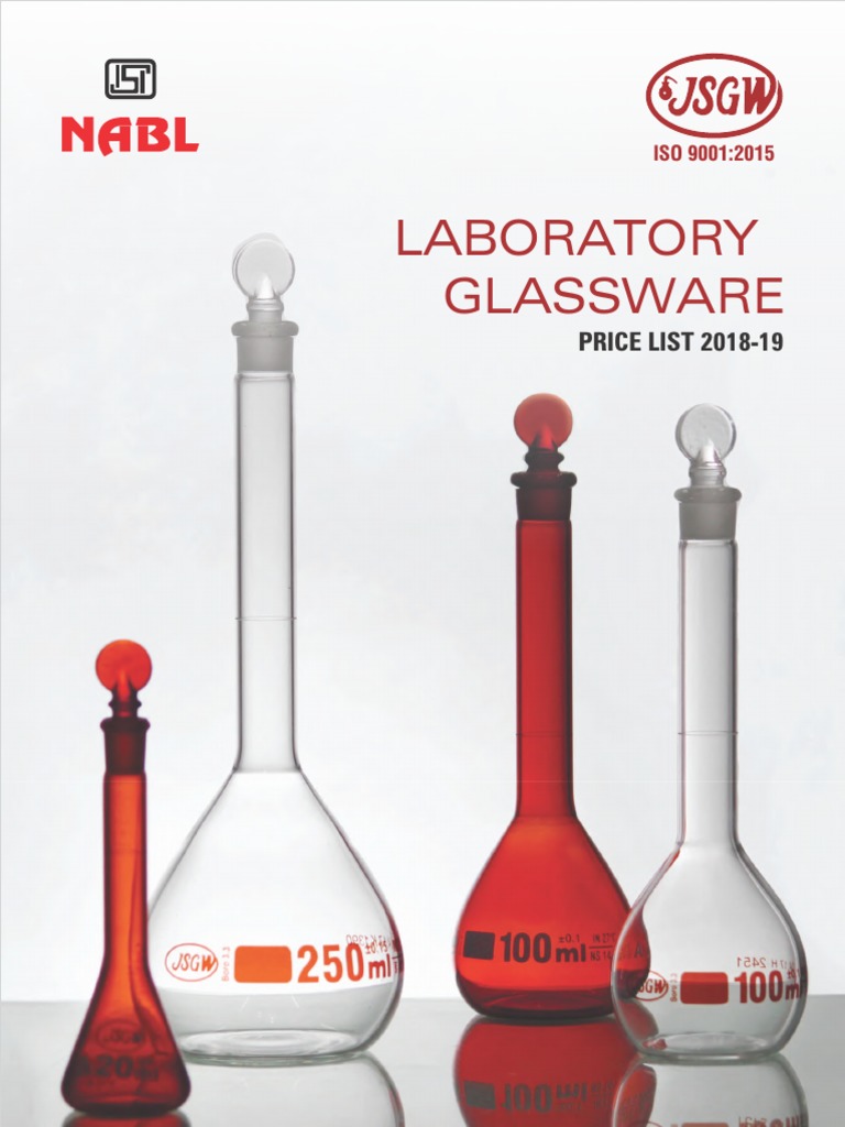 JSGW Laboratory Glassware Price List 2018 | PDF | Laboratory Equipment ...