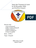 Jurnal Gempa Bumi Dan Tsunami Di Aceh (Geografi)