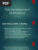 The Development of Emotions Module 14