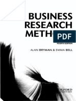 Bryman and Bell - Research Methods