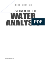 Handbook of Water Analysis