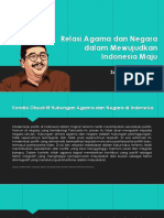 Materi Wamenag - Relasi Agama Dan Negara