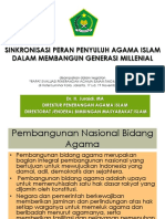 Materi Direktur Penaislam - Rapat Evaluasi Penerangan Agama Islam