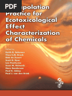 Extrapolation Practice For Ecotoxicological Effect Characterization of Chemicals PDF