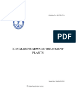 K05 Marine Sewage Treatment Plants