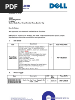 Revised Dell T440 Server Proposal