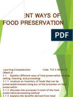 Food Preservation