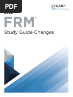 FRM Study Guide Changes 2020