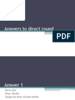 Answers to direct round