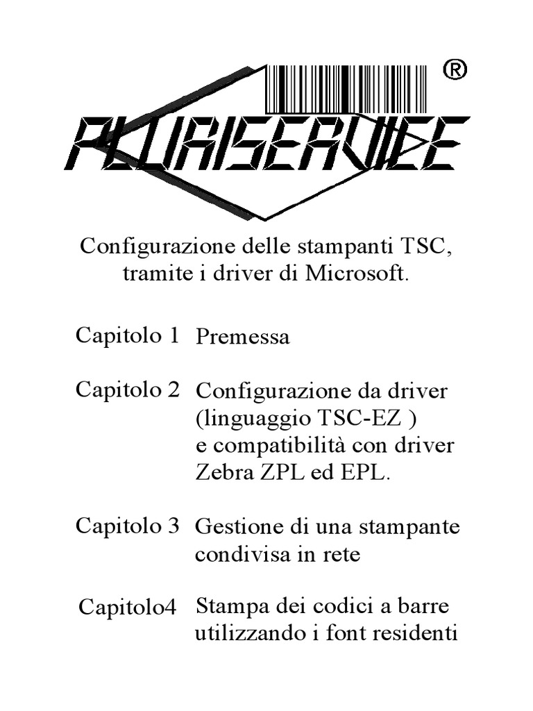 TSC Configura Da Driver | PDF