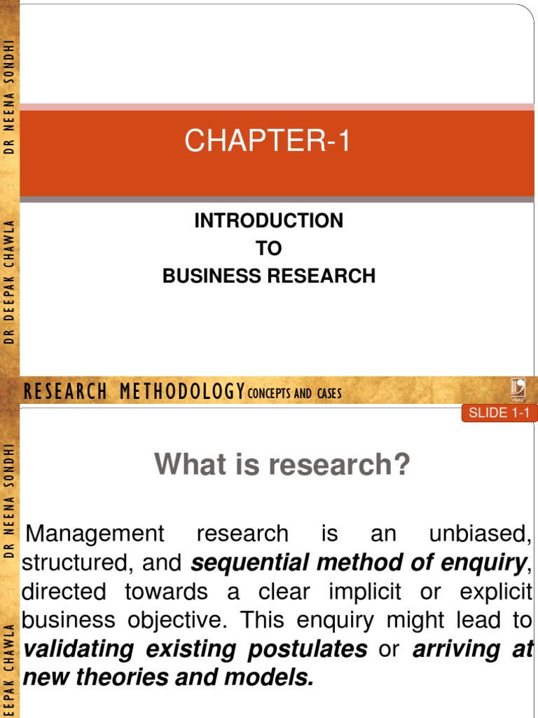 Business Research Methodology Overview | PDF | Hypothesis | Research Design