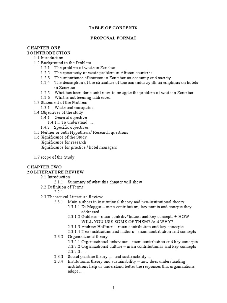 Proposal Format | PDF | Sampling (Statistics) | Epistemology